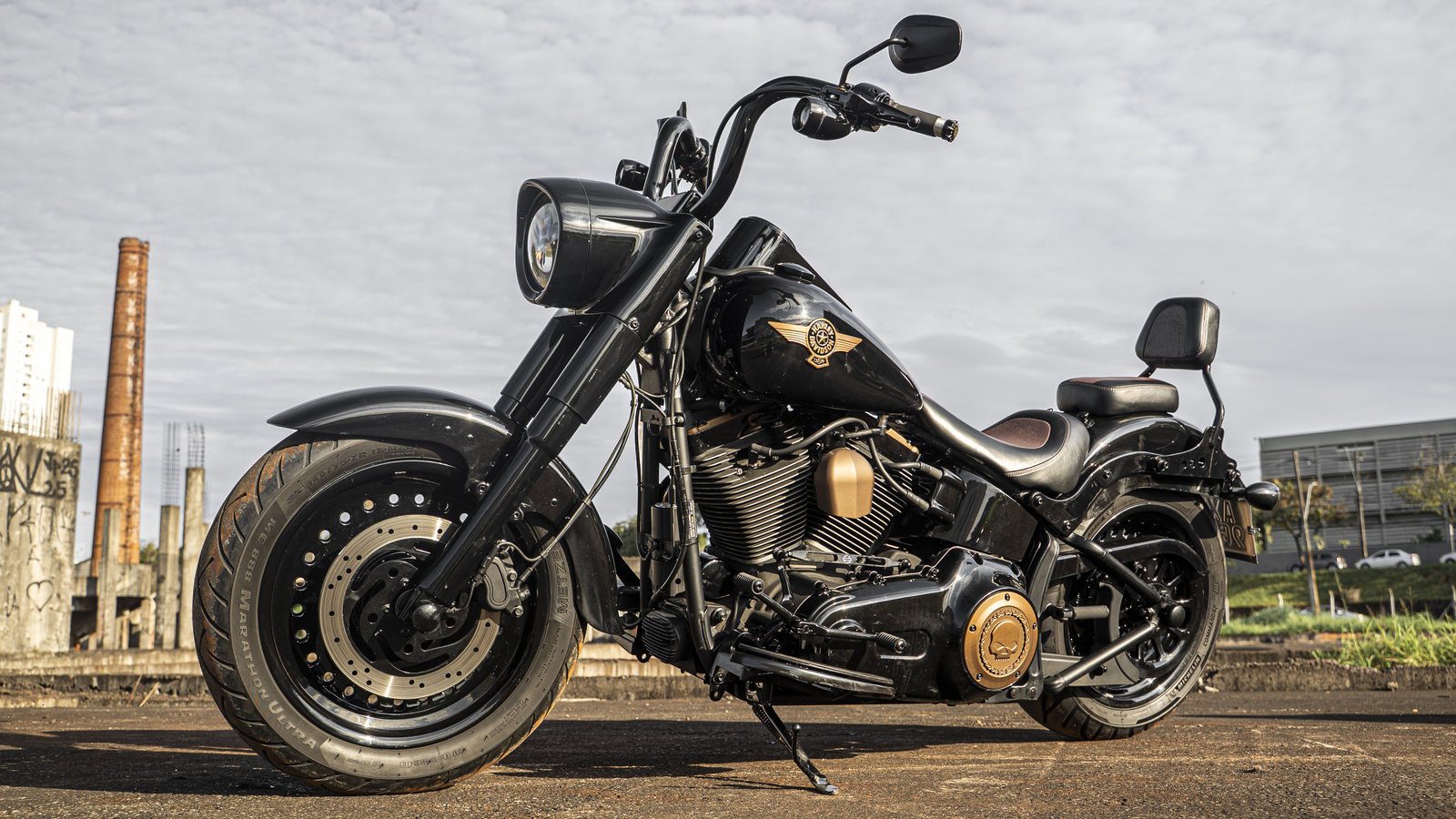 Harley Fat Boy Lo - Lateral
