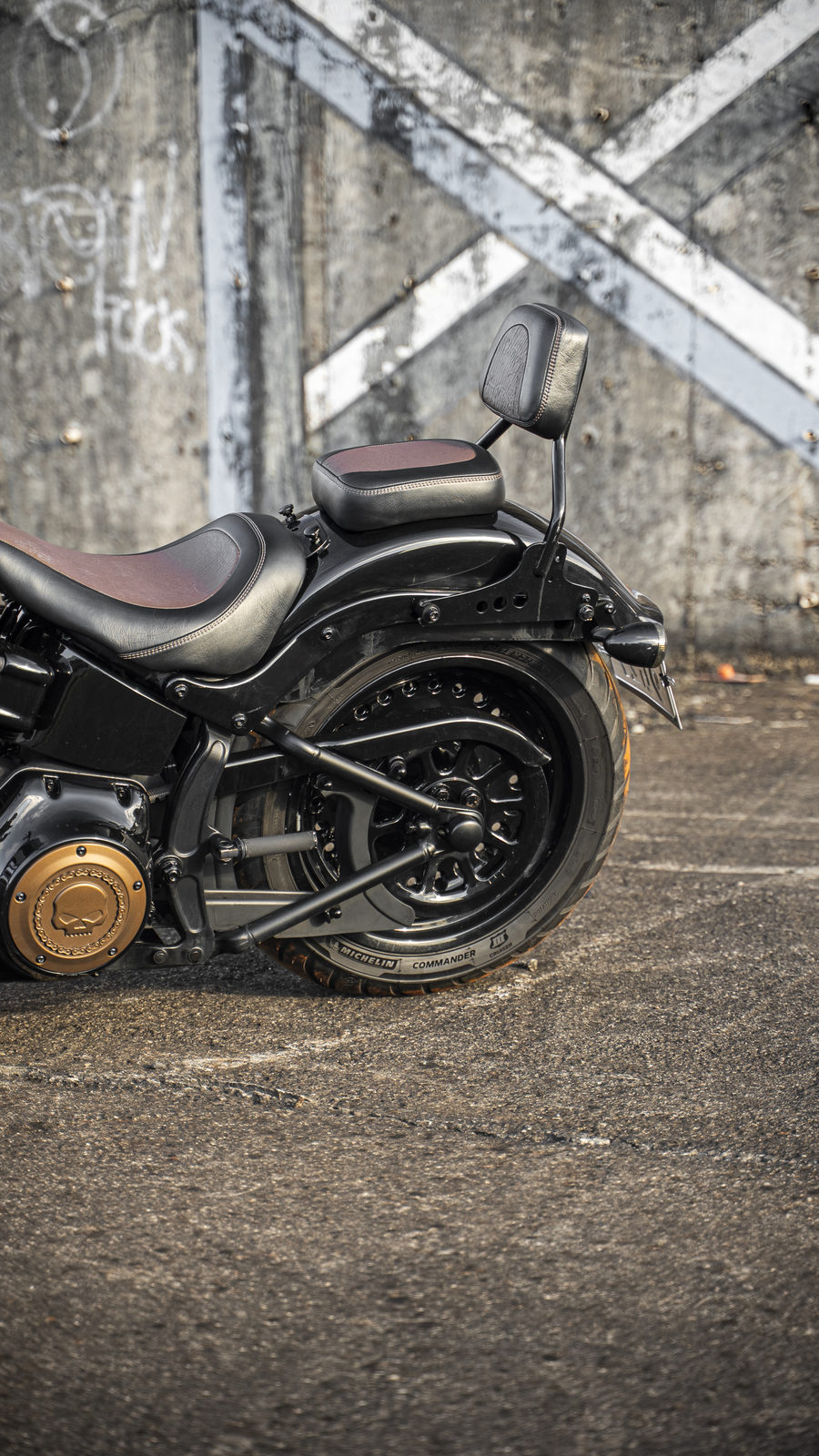 Harley Fat Boy Lo - Traseira