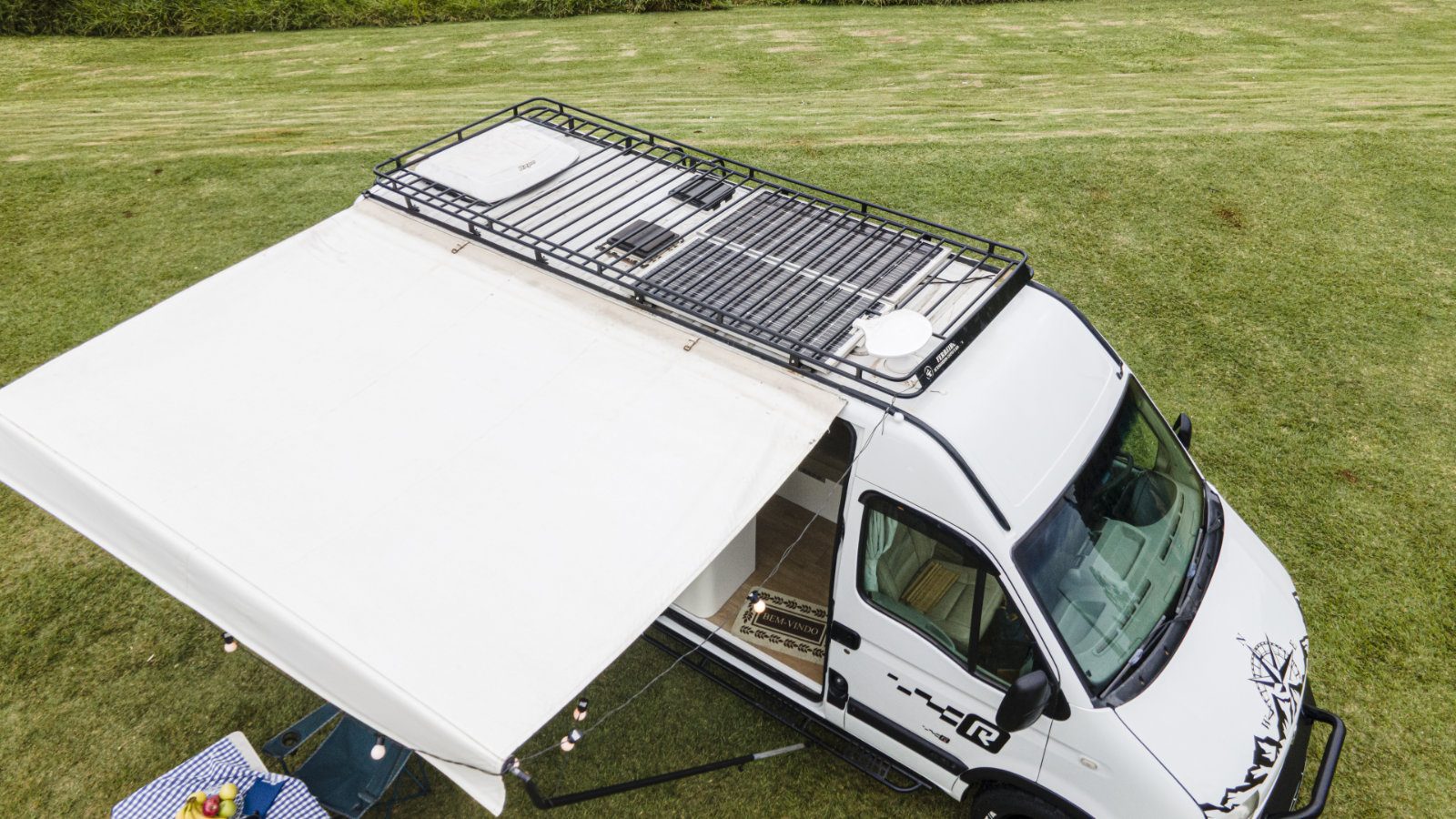 Motorhome Renault Master - Visão superior