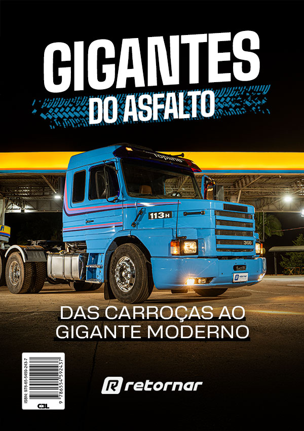 Capa do eBook: Gigantes do Asfalto: Das Carroças ao Gigante Moderno