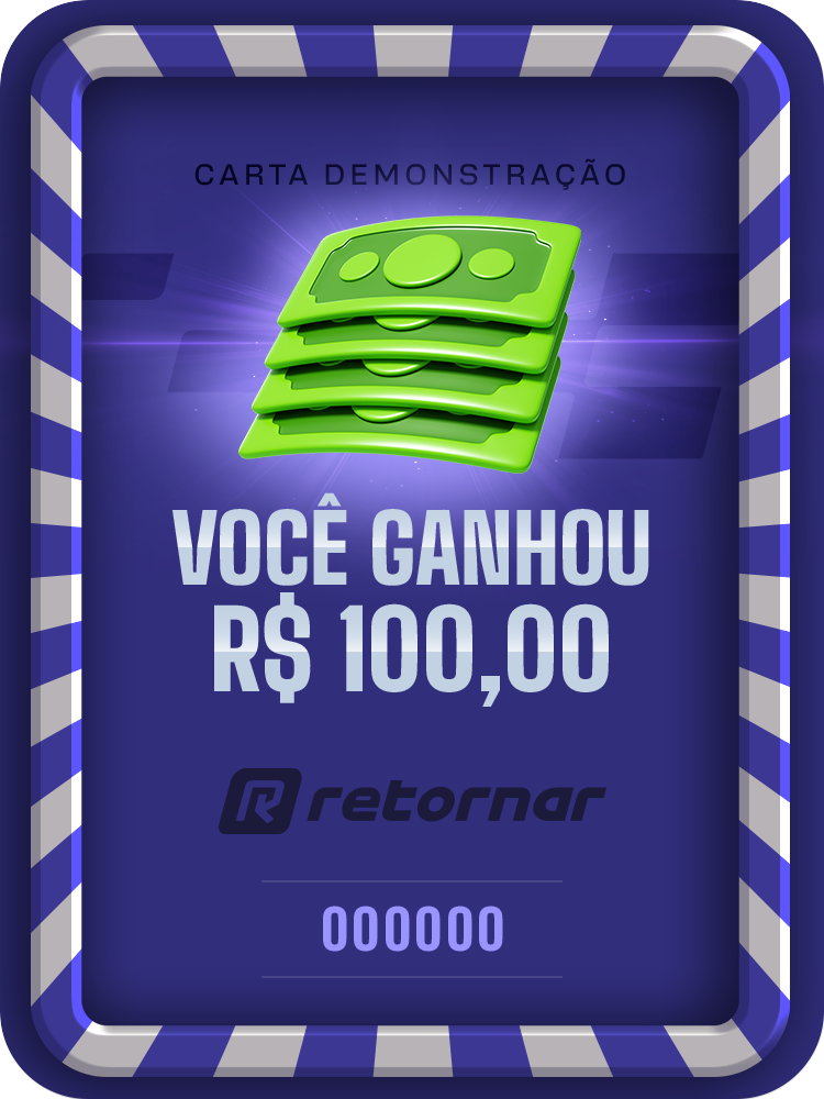Exemplo de Carta Premiada: 100,00