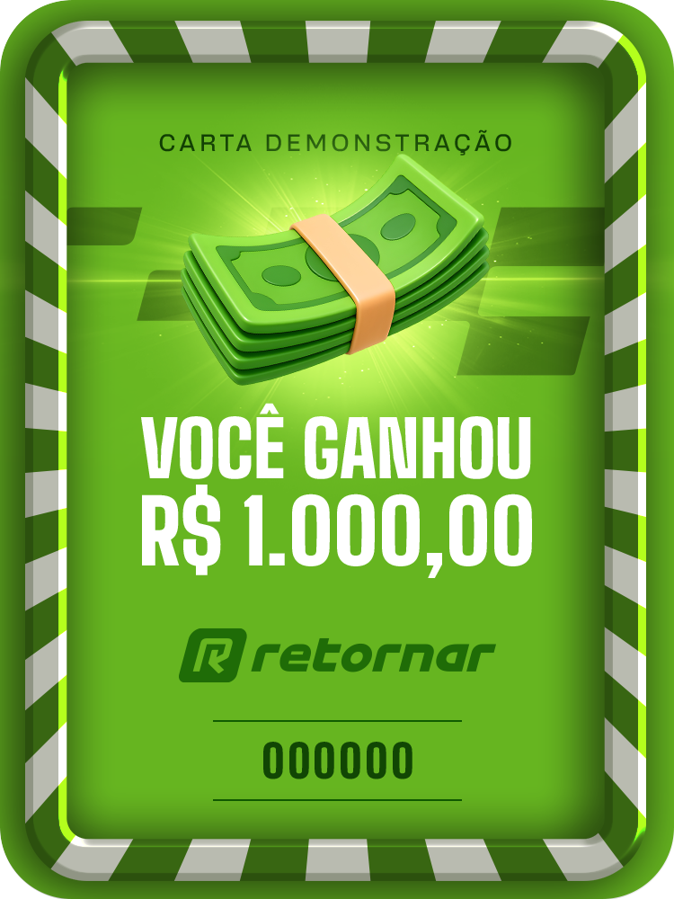 Exemplo de Carta Premiada: 1.000,00
