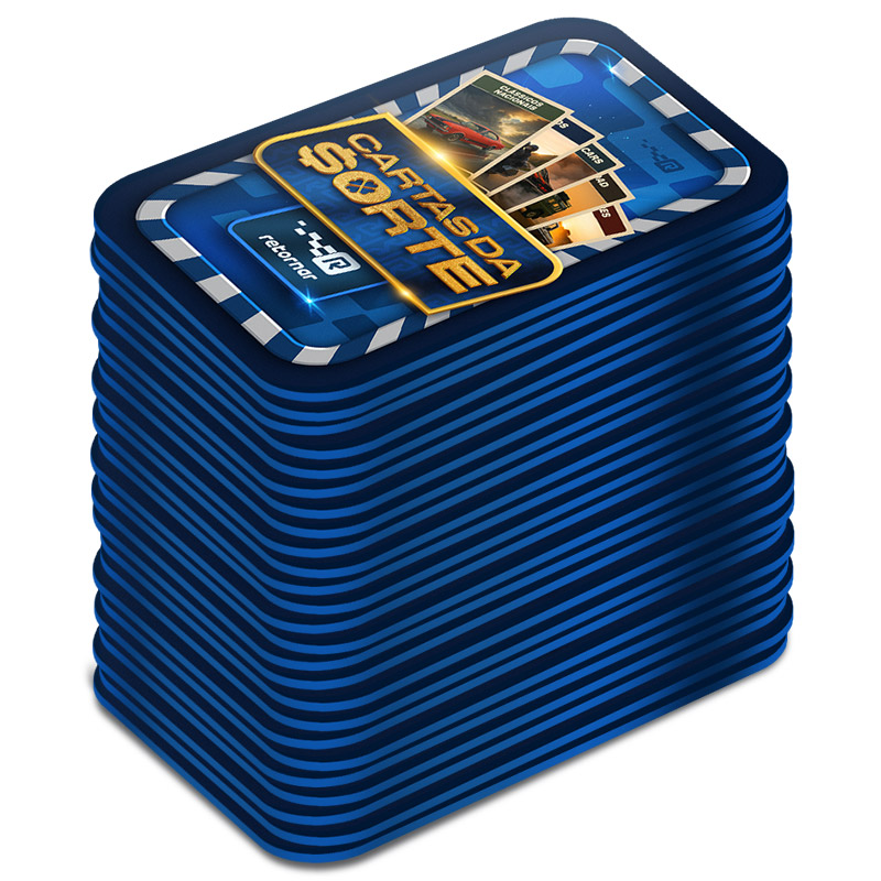 Imagem das Cartas da Sorte: 30 chances de ganhar