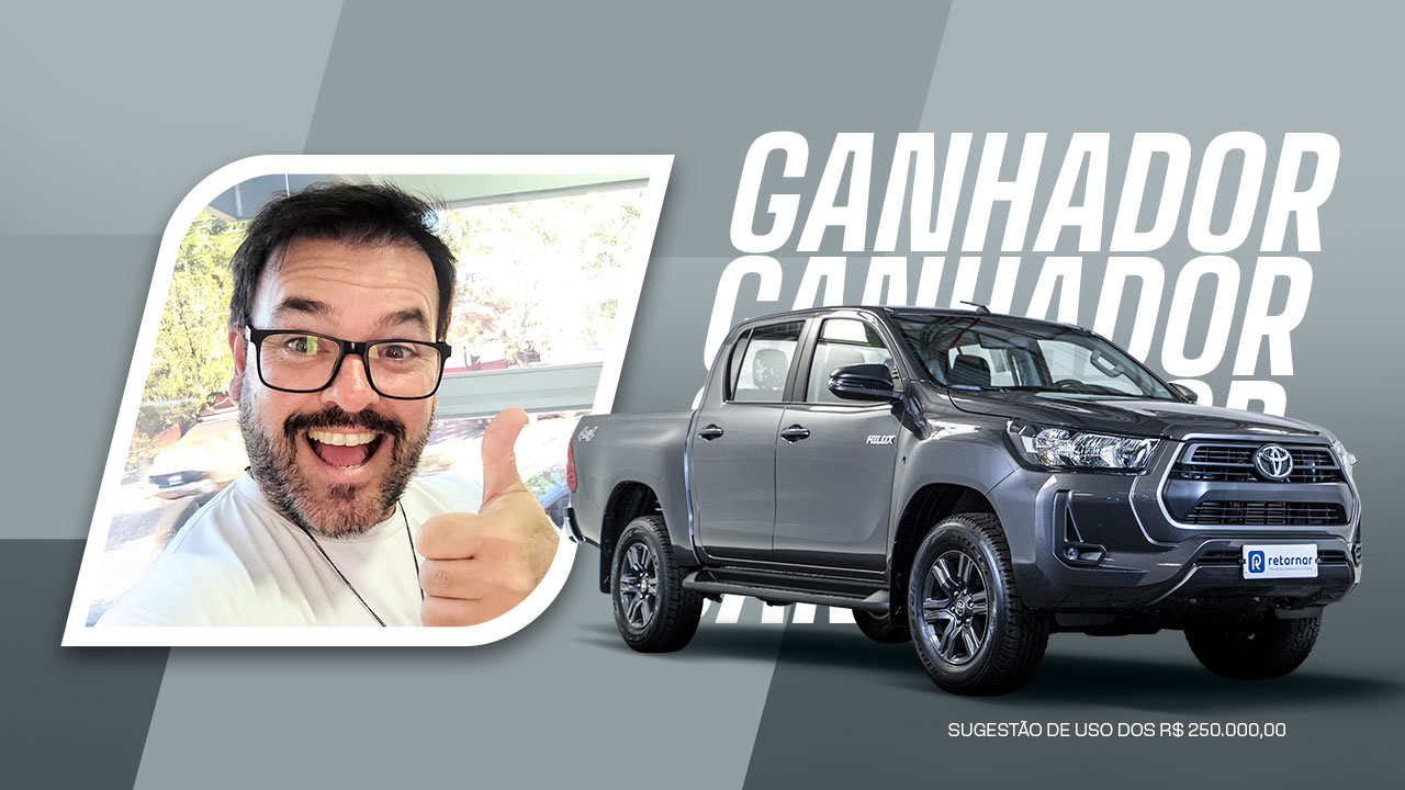 Conheça o ganhador da Promoção Retornar: Você de Picape do Ano