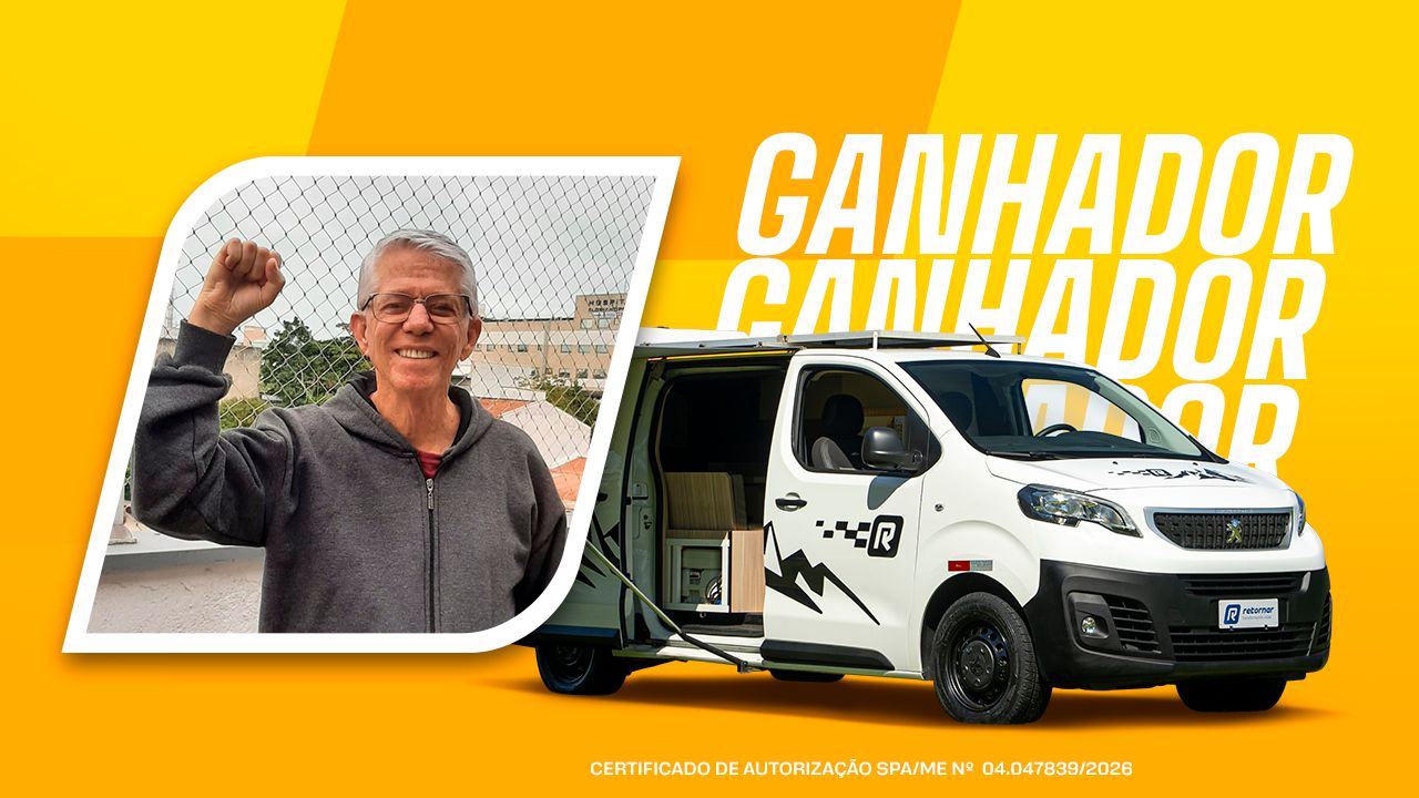 Conheça o ganhador da Promoção Retornar: Aventuras no Motorhome III
