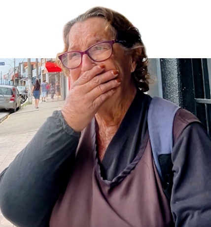 Vendedora de bananinha